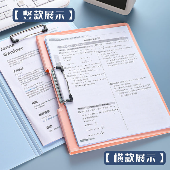 A4 File Clipboard Multifunctional Conference Horizontal Writing Board Book Pad Vertical Horizontal Secretary Folder Document Holder