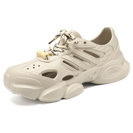 Men's Summer New Sandals, Non-Stinky Foot Hole Shoes, Popular Fashionable Casual Shoes, Hollow Breathable Single Shoes