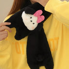 Bow tie pacha dog scarf black