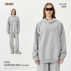 melange gray-Hoodie Sweat / S