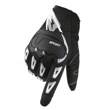 Outdoor sports riding gloves men's touch screen non-slip thin mountain climbing women's full finger fishing long finger fitness bicycle gloves