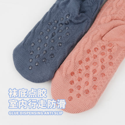 Europe and the United States cross-border thickened fleece-lined dispensing non-slip socks sleep socks carpet floor socks warm Socks autumn and winter