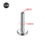 Teeth m0.9 / 1.0 titanium alloy base m0.9 take a photo and note the length of the rod