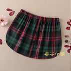 Red and green brushed plaid / M【 40-55kg 】