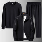 882 three-piece set black / M
