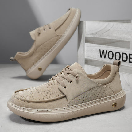 Light Luxury Designer Summer Mesh Breathable Fashionable Casual Work Shoes Lazy Slip-On Retro Men's Shoes