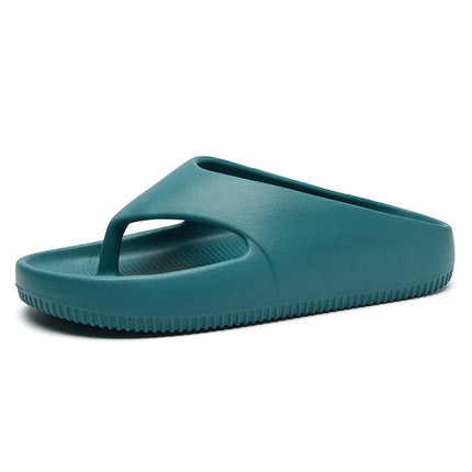 Cross-border plus size couple's fashion flip-flops EVA thick bottom slip-on sandals outdoor beach flip-flops