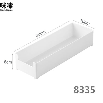 Flower Pot White Rectangular Succulent Plant Small Plastic Balcony Seedling Pot Square Pot Narrow Long Vegetable Planting Pot