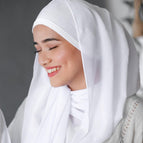 White / 180*70cm (Pearl chiffon)