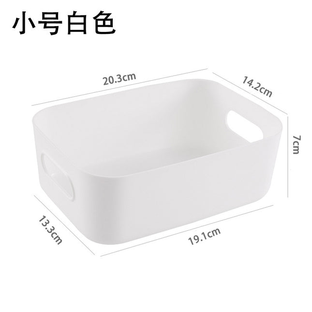 X5039 Desktop Storage Basket Cosmetics Storage Box Kitchen Drawer Miscellaneous Plastic Box Rectangular Organizer Box
