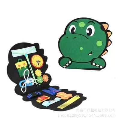 Cross-border Felt Learning Board Busy Board New Hot Selling Children Early Education Intelligence Development Felt Busy Board