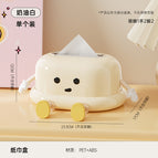 Swimming ring tissue box cream white-interesting series sitting posture