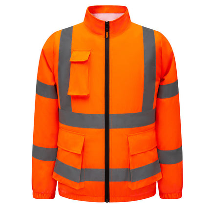 Cross-border Summer Reflective Strip Air-conditioning Suit Coat Clothes with Fan Printable and Embroidered Safety Work Clothes for Men