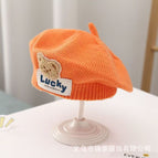 Lucky beret-orange / 3-48 months