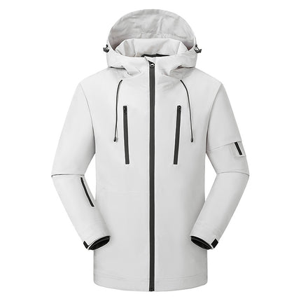 Winter Warm Heating Charge Clothes Windproof Rainproof Plus Velvet Jacket Outdoor Electric Jacket Mountaineering Cold-proof Charge Clothes