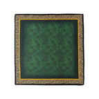Fhz25-9562-1 dark green leopard print edge / 65*65