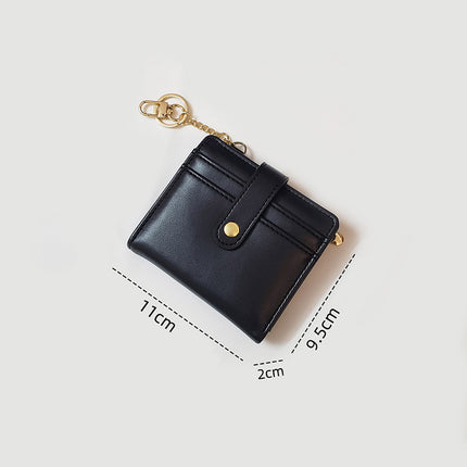 European and American Style Simple Women's Wallet, Short Style 70% off Small Wallet for Women, Key and Card Holder, Fashionable and Versatile