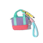 Rose purple handbag + lanyard + pendant