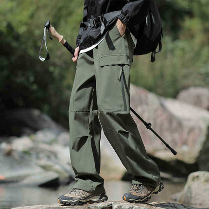 Camel HJCAMEL Tooling Pants Men's Autumn and Winter New Fashion Brand Loose Straight Waterproof Windproof Casual