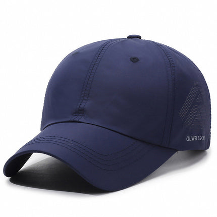 Summer Lightweight Mesh Quick-Dry Baseball Cap for Men 2026 New Large Head Circumference Sun Protection Breathable Sunshade Cap