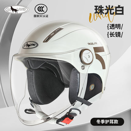 New national standard 3C certification electric car helmet motorcycle men and women summer sunscreen four seasons universal safety helmet