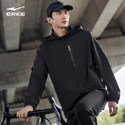 Hongxingerke Water-repellent Jacket Men's Spring and Autumn Windproof Sportswear Detachable Hooded Jacket Men's Top