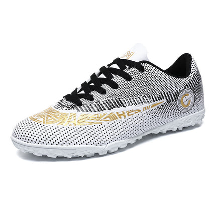 Cross-Border Export Low-Top Football Shoes C-Standard Long Broken Spike Game Shoes Professional Student Youth and Kidsren Training Shoes