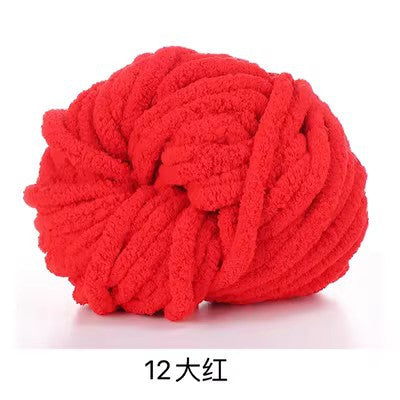 Cat Tail Extra Thick Ice Line Finger Knitting Scarf DIY Blanket Cat Nest Cushion Extra Thick Wool Ball