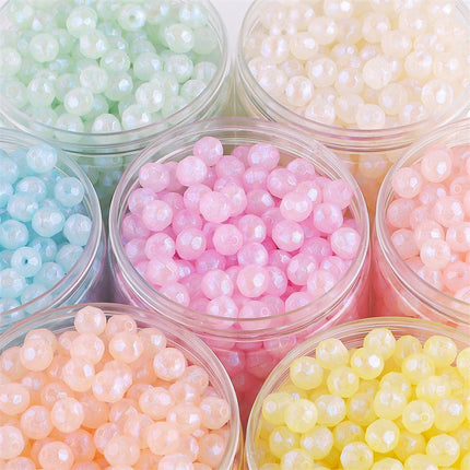 10mm acrylic mermaid horn beads handmade diy jewelry accessories bracelet mobile phone chain material cross-border hot sale