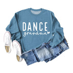 Blue Sweater (White font) / S
