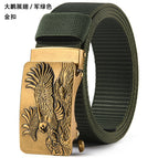 3 Dapeng spreads wings army green [gold buckle] / 110cm