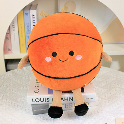 Cross-Border New Basketball Doll Fun Sports Basketball Plush Toy Doll Comfort Doll Batch Goods Birthday Gift