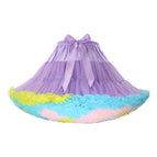 Light purple + color super fluffy style / One Size