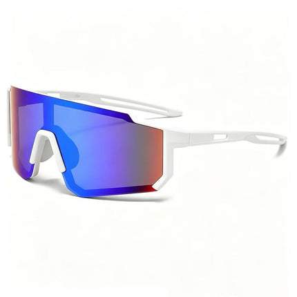 New Cross-Border Outdoor Cycling Sports Glasses for Men and Women, Fashionable One-Piece Large Lens Protective Goggles