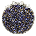 4mm aperture about 1mm 10 g/pack about 170 pieces / lake blue gold
