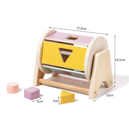 Children's Wooden Educational Toys Gift 1-3 Years Old Kindergarten Early Education Coin Box Drawer Game Teaching Aids Children's Factory