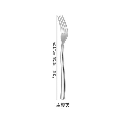 3 04 months light steak knife fork spoon thickened stainless steel tableware western food knife fork spoon dessert spoon upscale hotel restaurant