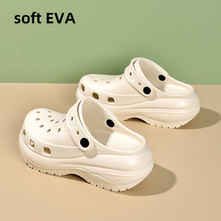 Cross-border Hole Shoes Women's Summer Poop-feeling Non-slip Home Shoes for Outgoing Street Students Hole Shoes Women's Casual All-match