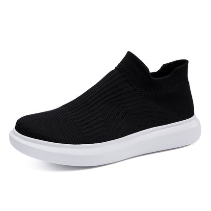 Spring and Summer New Foreign Trade Outdoor Men's Shoes Low-top Foot Light Hosiery Shoes Ultra-light Sports Running Cross-border Men's Shoes