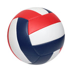 B thick red black and white volleyball