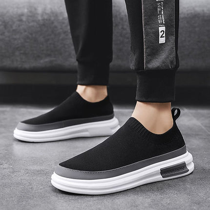 Men's Shoes Summer Breathable 2023 New Style Shoes Men's One-Pedal Handsome Men's Casual Deodorant Mesh Fashionable Shoes
