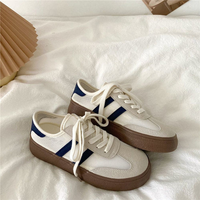 Summer Women's Shoes, White Shoes, Women's Skirts, 2025 New Popular Mesh Shoes, Breathable Mesh Casual Shoes, Sports Shoes