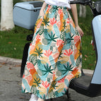 Foundation Big Flower-Sunscreen Skirt / Free size (40.00 kg-85.00 kg