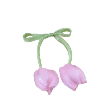 Korean Flower Bud Tulip Flower Clothing Accessories Accessories Hairpin Hair Rope Clothing Bag Accessories Accessories Manufacturer Wholesale
