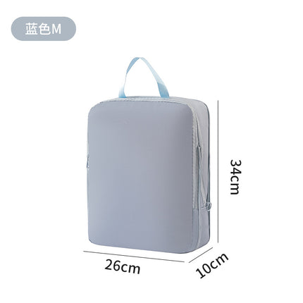 Travel Compression Memory Cloth 6-piece Storage Bag suit Luggage Portable Clothes Compression Bag Waterproof Storage Bag
