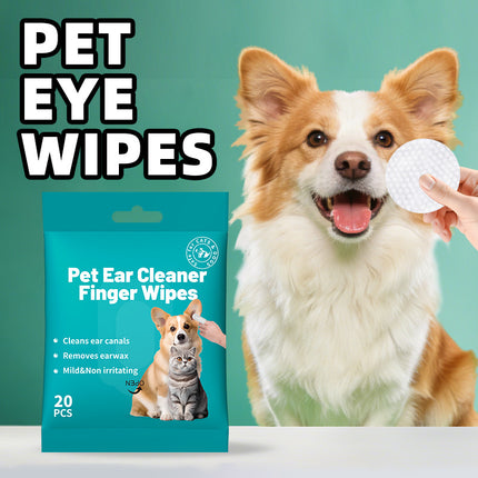 Foreign Trade Cross-Border Pet Tear Stain Wipes Pet Supplies Tear Stain Removal Cleaning Wet Wipes Cat Eye Tear Stain Removal