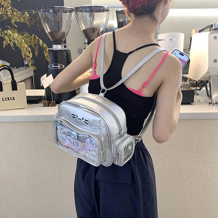 Y2K Millennium Hot Girl Ita Bag Student Commuter Mechanical Cat 2026 Academy Crossbody Bag Versatile Trendy Versatile