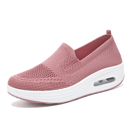 Women's Shoes Versatile 2026 Summer New Cross-Border Temu Slip-On Rocking Shoes Thick-Soled Air-Cushioned Casual Shoes
