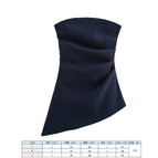 Tube top style-blue / XS