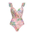 Single Ruffle Swimsuit / S